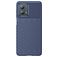 Mobigear Groove Motorola Moto G53 5G Hülle Flexibles TPU Backcover - Blau