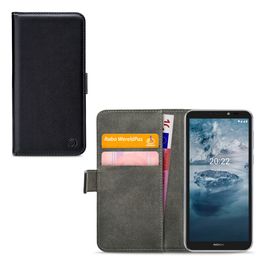 Mobilize Classic Gelly Wallet Nokia C2 2E Hülle Klapphülle Geldbörse - Schwarz