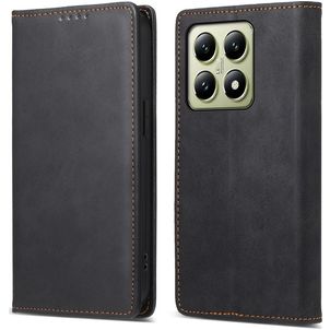 Mobigear Wallet Xiaomi 14T Hülle Klapphülle Geldbörse - Schwarz