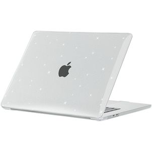 Mobigear Sparkle MacBook Air 15 Zoll (2023-2026) Hardcase Hülle MacBook Case - Transparent - Model A2941 / A3114 / A3241 / A3448