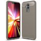 Mobigear Brushed Slim Huawei Mate 20 Lite Hülle Flexibles TPU Backcover - Grau