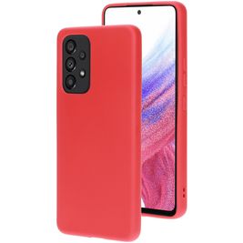 Mobiparts Samsung Galaxy A53 Silikon Hülle Backcover - Scarlet Red