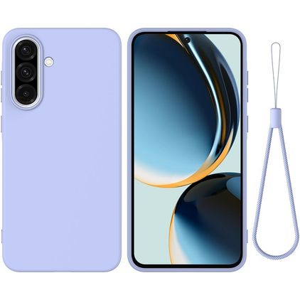 Mobigear Rubber Touch Samsung Galaxy A37 Silikon Hülle Backcover - Lila