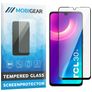 Mobigear Premium TCL 30 Plus Panzerglas Gehärtetes Glas Displayschutz - Hüllenfreundlich - Schwarz