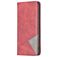 Mobigear Rhombus Slim OPPO Find X5 Lite Hülle Klapphülle - Rot