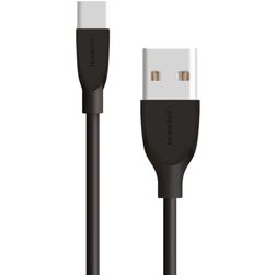 Mobiparts USB-A auf USB-C Kabel 2 Meter - Schwarz
