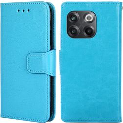 Mobigear Wallet OnePlus 10T Hülle Klapphülle Geldbörse - Blau