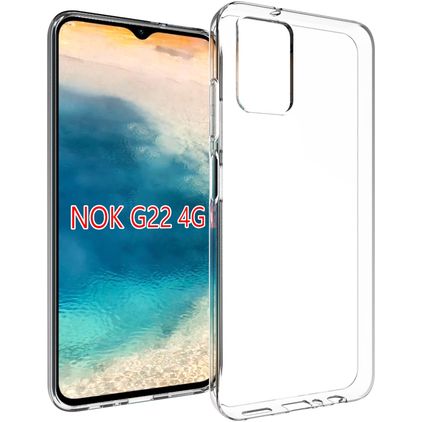 Mobigear Basics Durchsichtig Nokia G22 Hülle Flexibles TPU Backcover - Transparent