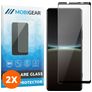 Mobigear Premium Sony Xperia 5 IV Panzerglas Gehärtetes Glas Displayschutz - Hüllenfreundlich - Schwarz (2er Pack)