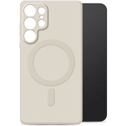 My Style Protective Flex Samsung Galaxy S25 Ultra MagSafe Hülle Flexibles TPU Backcover - Antique White