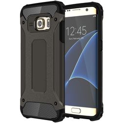 Mobigear Outdoor Samsung Galaxy S7 Edge Hülle Hardcase Backcover Stoßfest - Schwarz