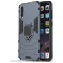 Mobigear Armor Ring Samsung Galaxy A50 Hülle Hardcase Backcover Stoßfest mit Ringhalter - Marineblau