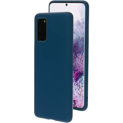 Mobiparts Samsung Galaxy S20 Plus Silikon Hülle Backcover - Blueberry Blue