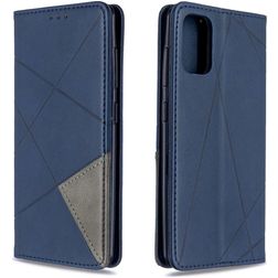 Mobigear Rhombus Slim Samsung Galaxy A41 Hülle Klapphülle - Blau
