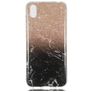 Mobigear Marble Huawei Y5 (2019) Hülle Flexibles TPU Backcover - Schwarz / Roségold