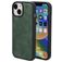 Mobiparts Classic iPhone 14 MagSafe Hülle TPU,Kunstleder Backcover - Emerald Green