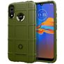 Mobigear Rugged Shield Motorola Moto E6 Plus Hülle Flexibles TPU Backcover Stoßfest - Grün