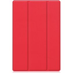 Mobigear Tri-Fold Gel Samsung Galaxy Tab A8 10.5 (2021) Hülle TPU,Kunstleder Klapphülle - Rot