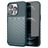Mobigear Groove iPhone 13 Pro Max Hülle Flexibles TPU Backcover - Grün
