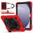 Mobigear SureGrip Xtreme Samsung Galaxy Tab A9 Plus (2023) Hülle Kunststoff,Silikon Backcover + Schulterträger + Ständer - Rot