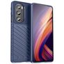 Mobigear Groove Motorola Edge 30 Pro Hülle Flexibles TPU Backcover - Blau