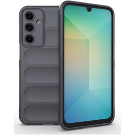 Mobigear Bumpy Samsung Galaxy A16 Hülle Flexibles TPU Backcover - Grau
