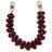 Mobigear Kunststoff Heart Verstellbare Universal-Handykette - Ruby Red