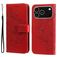 Mobigear Flowers iPhone 17 Pro Hülle Klapphülle Geldbörse - Rot