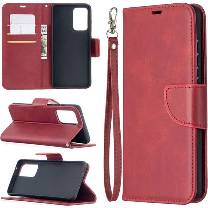 Mobigear Excellent Samsung Galaxy A52 Klapphülle Portemonnaie - Rot