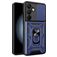 Mobigear Armor Ring Cam Slide Samsung Galaxy S24 FE Hardcase Backcover Shockproof mit Ringhalter und Kamera-Slider - Blau