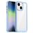 Mobigear Crystal iPhone 14 Hülle Hardcase Backcover - Transparent / Blau