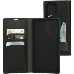 Mobiparts Classic Wallet Samsung Galaxy S23 Ultra Klapphülle Portemonnaie - Schwarz