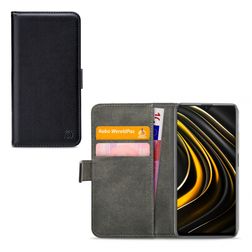 Mobilize Classic Gelly Wallet POCO M3 Hülle Klapphülle Geldbörse - Schwarz