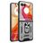 Mobigear Armor Ring Motorola Razr 50 Ultra Hülle Hardcase Backcover Stoßfest mit Ringhalter - Silber