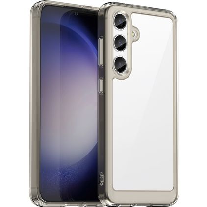 Mobigear Crystal Samsung Galaxy S24 Hülle Hardcase Backcover - Grau