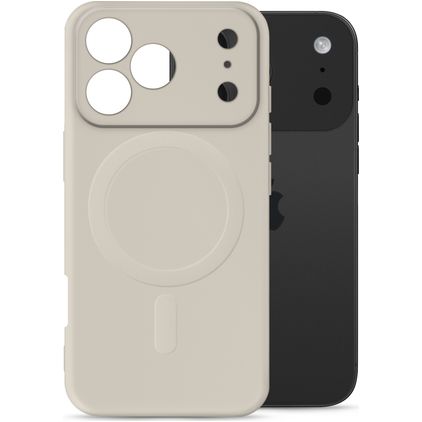 My Style Protective Flex iPhone 17 Pro MagSafe Hülle Flexibles TPU Backcover - Antique White