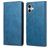 Mobigear Wallet iPhone 16 Plus Hülle Klapphülle Geldbörse - Blau