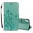 Mobigear Flowers iPhone XR Klapphülle Portemonnaie - Türkis