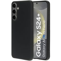 Mobiparts Samsung Galaxy S24 Plus Silikon Hülle Backcover - Schwarz