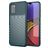 Mobigear Groove Samsung Galaxy A03s Hülle Flexibles TPU Backcover - Grün
