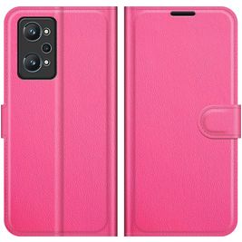 Mobigear Classic Realme GT Neo 3T Hülle Klapphülle Geldbörse - Magenta