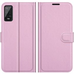 Mobigear Classic Wiko Power U20 Hülle Klapphülle Geldbörse - Pink