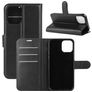Mobigear Classic iPhone 12 Hülle Klapphülle Geldbörse - Schwarz