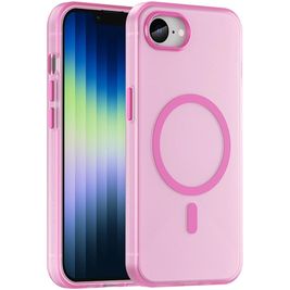 Mobigear Shockproof iPhone 16e MagSafe Hülle Hardcase Backcover - Pink
