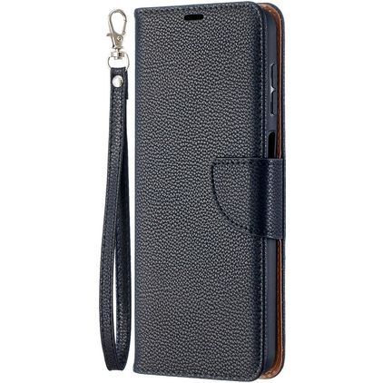 Mobigear Excellent Samsung Galaxy A12 Klapphülle Portemonnaie - Schwarz