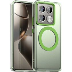 Mobigear Shockproof Xiaomi 14T Pro MagSafe Hülle Hardcase Backcover - Grün
