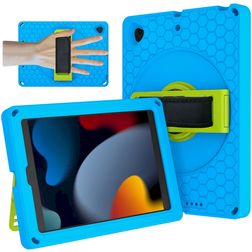 Mobigear Ruggedized iPad 7 (2019) Hülle EVA Schaum Backcover + Ständer - Blau