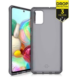 ITSkins SpectrumFrost Samsung Galaxy A71 Hülle Hardcase Backcover Stoßfest - Schwarz