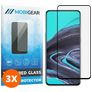 Mobigear Premium OPPO Reno Z Panzerglas Gehärtetes Glas Displayschutz - Hüllenfreundlich - Schwarz (3er Pack)