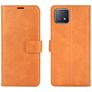 Mobigear Wallet OPPO A73 5G Klapphülle Portemonnaie - Cognac